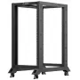 Lanberg Open Rack 22U 600x1000mm Melns (22HE, Rack 19 inch)