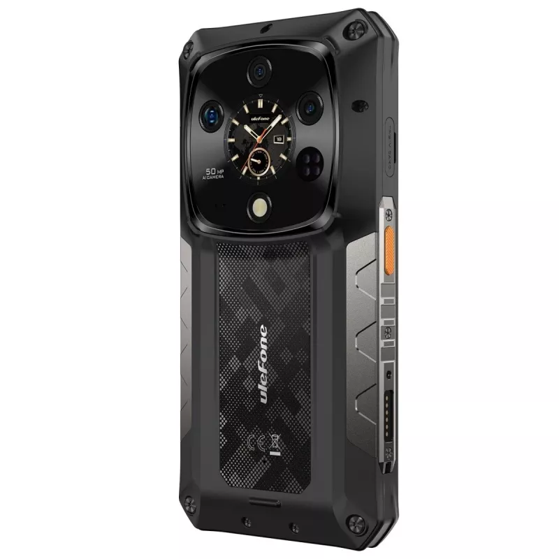 Izturīgs viedtālrunis UleFone Armor 28 Ultra 5G — 16GB RAM, 1TB krātuve, Melns
