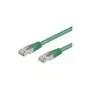 Wentronic goobay tīkla kabelis RJ-45 (T) uz RJ-45 (T) 3,0m SF/UTP CAT 5e lietais zaļš (68045)