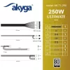 Akyga AK-T1-250 250 W TFX barošanas bloks, 80 PLUS Gold, aktīvā PFC, 80 mm ventilators, pelēks