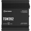 Teltonika TSW202 Pārvaldāms L2 Gigabit Ethernet (10/100/1000) PoE slēdzis, alumīnija korpuss, zils