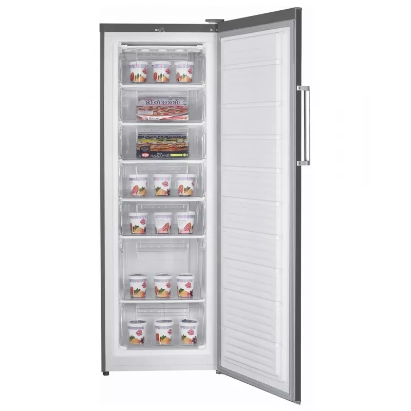 Saldētava ar atvilktnēm MPM MPM-245-ZS-17, 242 L, inox, brīvi stāvoša, 7 atvilktnes, maināmas durvis
