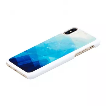 iKins telefona maciņš iPhone XS/S zilā ezerā balts