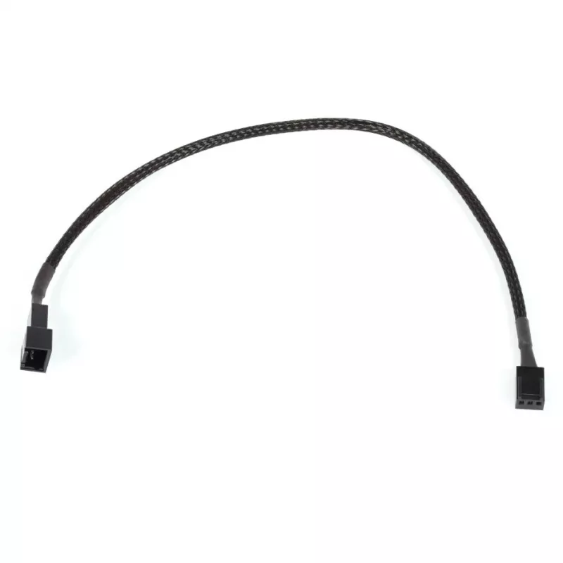 Alphacool 18686 3-pin ventilatora pagarinātājkabelis 30 cm, sievišķais–vīrišķais