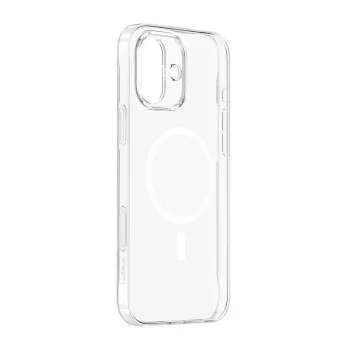 Baseus iP16 TouchButton Magnetic caurspīdīgs telefona maciņš