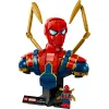 LEGO Marvel kolekcionējams krūšutēls Dzelzs Zirnekļcilvēks 76326, 379 gabali, 18+ demonstrācijas modelis, 170×200×110 mm