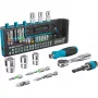 Hazet Bit Set 2300SH-1 — 39 gabalu komplekts: spraugveida, Phillips, Pozidriv, sešstūra un Torx uzgaļi