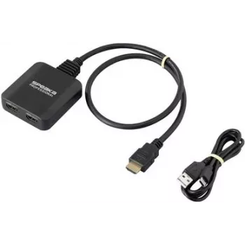 SpeaKa Professional SP-HDMIS-300 2 Portu HDMI Sadalītājs Ultra HD 7680 x 4320 pikseļi (SP-13457064)