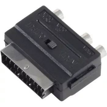 Pārejas kabelis SCART uz 3xRCA ShiverPeaks BS94034