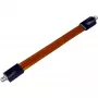 Wentronic Goobay SAT loga caurlaide, īpaši plakana (0,3 mm), brūni-melna, 0,2 m - F-Savienotājs F-Savienotājs (11953)