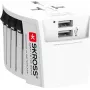 SKROSS MUV USB pasaules adapteris 2x USB