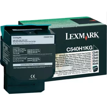 Tonera kasetne Lexmark HY melna LCCP C540 2500 lpp.