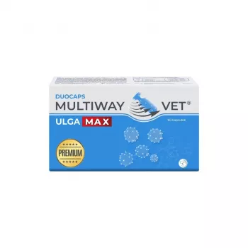 Twist-off kapsulas JM Sante Multiway Vet Duocaps Ulga Max – 60 gab., stresa un diskomforta mazināšanai pieaugušiem suņiem un kaķiem, 150 g