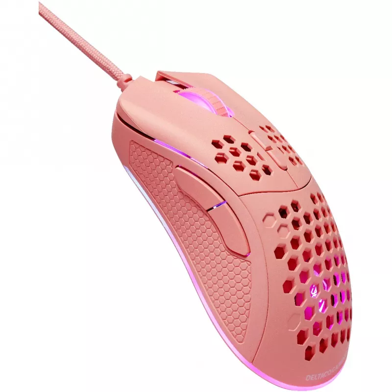 Deltaco vieglā spēļu pele, RGB (GAM-108-P)