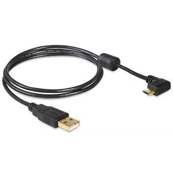 USB kabelis DeLOCK 83147 USB 2.0 1 m USB A Micro-USB B Melns