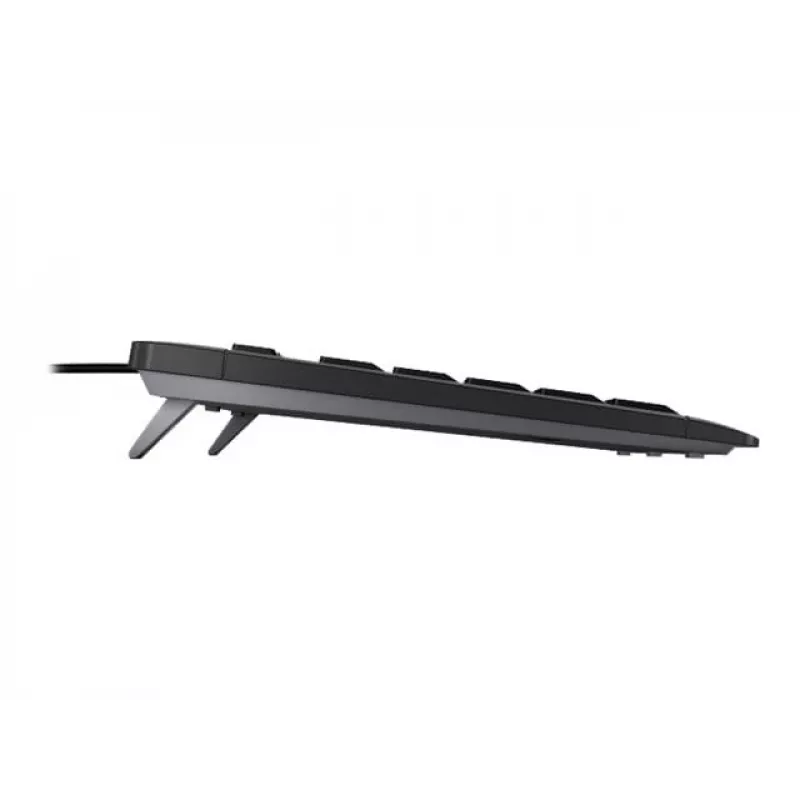 Contour Design Stream Keyboard, pilna izmēra (100%), vadu, USB, mehāniskā, AZERTY, melns