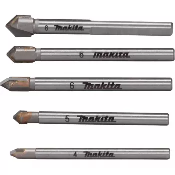 Urbju komplekts stiklam un flīzēm Makita E-25410, 5 gab.