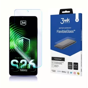 Aizsargstikls 3MK FlexibleGlass Samsung Galaxy S26 Ultra – hibrīds elastīgs rūdīts stikls
