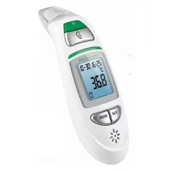 Kontakttermometrs Medisana TM 750 — digitālais termometrs, atmiņa 30, diapazons 0–100°C, °C/°F, LCD, balts