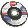 Makita slīpēšanas disks - metālam, krāsainajiem metāliem, PVC - 125 mm - Rupjums: A40 (D-63476)