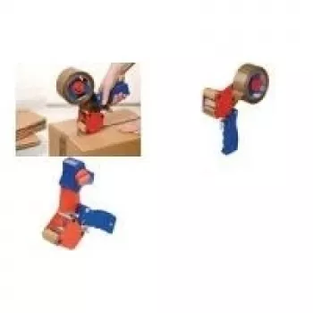 tesa Packer rokas dozators 50mm x 66m ruļļiem, Zili-Sarkans (56402-00002-00)