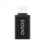 Savio AK-80 Video kabeļa adapteris 0m USB Type-A USB Type-C Melns