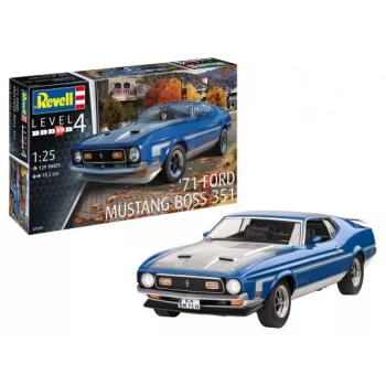 Plastmasas modeļa auto komplekts REVELL Ford Mustang Boss 351 1:25 mērogs