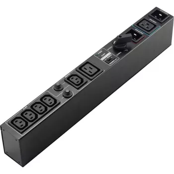 Bluewalker PowerWalker MBS manuālais apvada slēdzis (rack montāžai, 19 inch) - 6 IEC C13 ligzdas, melns (UPS2005)