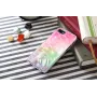 Aizsargmaciņš iKins Apple iPhone 8/7 – ūdensziedu raksts, balts