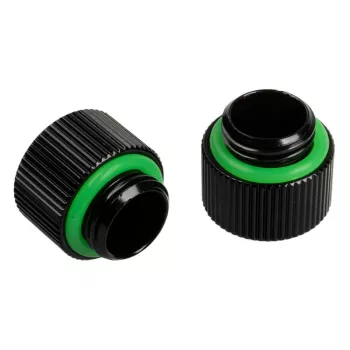 BitsPower Touchaqua savienotājs — misiņš, melns, 10 mm platums