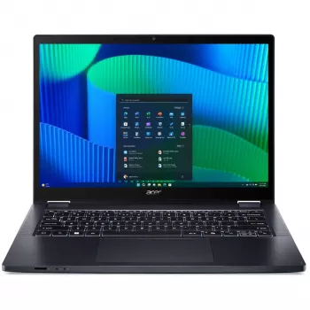 Hibrīdais (2-in-1) klēpjdators Acer TravelMate TMP414RN-54-TCO-5496 — Intel Core Ultra 5 125U, 14 collu WUXGA skārienekrāns, 16 GB DDR5, 512 GB SSD, Windows 11 Pro, Zils