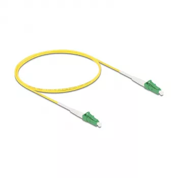 DeLOCK InfiniBand optiskā šķiedra kabelis 1 m LC LC/APC Dzeltens