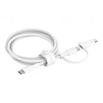 USB kabelis Belkin BoostCharge Pro 1,5m USB-C uz USB-C/Lightning balts