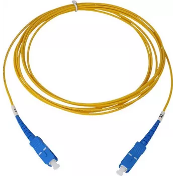 Optiskās šķiedras kabelis BlueOptics SFP2222BU0.5MK SC G.657.A1 0.5m Dzeltens
