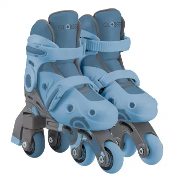Mācību Skrituļslidas 2-in-1 Gr. 30-33, Inline-Skates Zilā krāsā