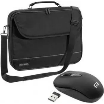 PEDEA Notebook Bag Fair 15.6 (39,6 cm), melna + PC pele (SET010-66068010)