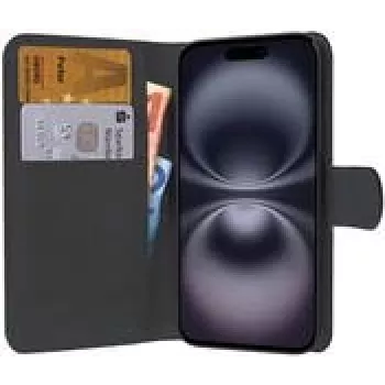 PEDEA Book Cover Classic Apple iPhone 16 Plus - melns (50160990)