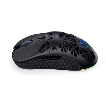 Bezvadu spēļu pele ENDORFY LIV — labā roka, optiskā 12000 DPI, Bluetooth/2,4 GHz, vadu USB-A/USB-C, 5 pogas, aRGB apgaismojums