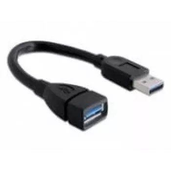 USB kabelis DeLOCK 82776 0,15 m Melns