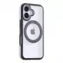 Aizsargmaciņa Torras Ostand R Fusion iPhone 16 — Melna, plāna, triecienizturīga