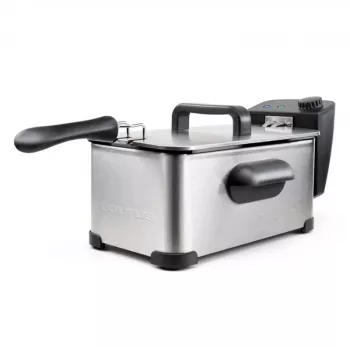 Fritieris Taurus Fry 3 Single — 3 L, 2000 W, nerūsējošais tērauds, regulējams termostats 150–190°C