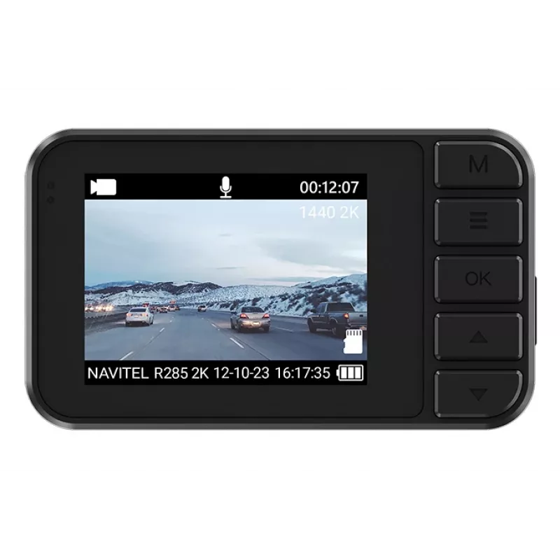 Auto videoreģistrators Navitel R285 2K, 2 collu IPS displejs, 2560×1440, iebūvētas kartes