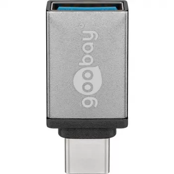 Wentronic Goobay USB-C™ adapteris - USB 3.0 A-Spraudnis, Pelēks (56621)