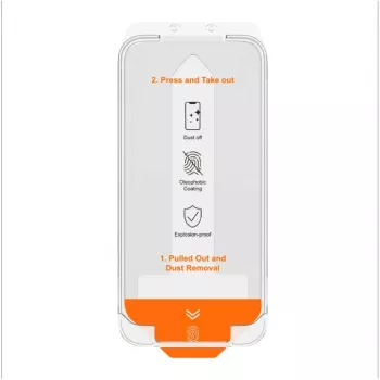 Stikla aizsardzības komplekts + pretputekļu ieliktņi IPHONE16E/14/13/13PRO 10 iepakojumā