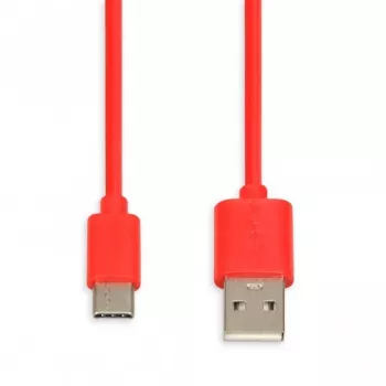USB kabelis IBOX IKUMTCR 1 m, USB A uz USB-C, USB 2.0, sarkans