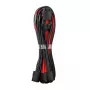 CableMod PRO ModMesh 12VHPWR uz 3x PCI-e kabelis - 45cm, melns/sarkans