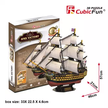 3D puzle CubicFun HMS Victory