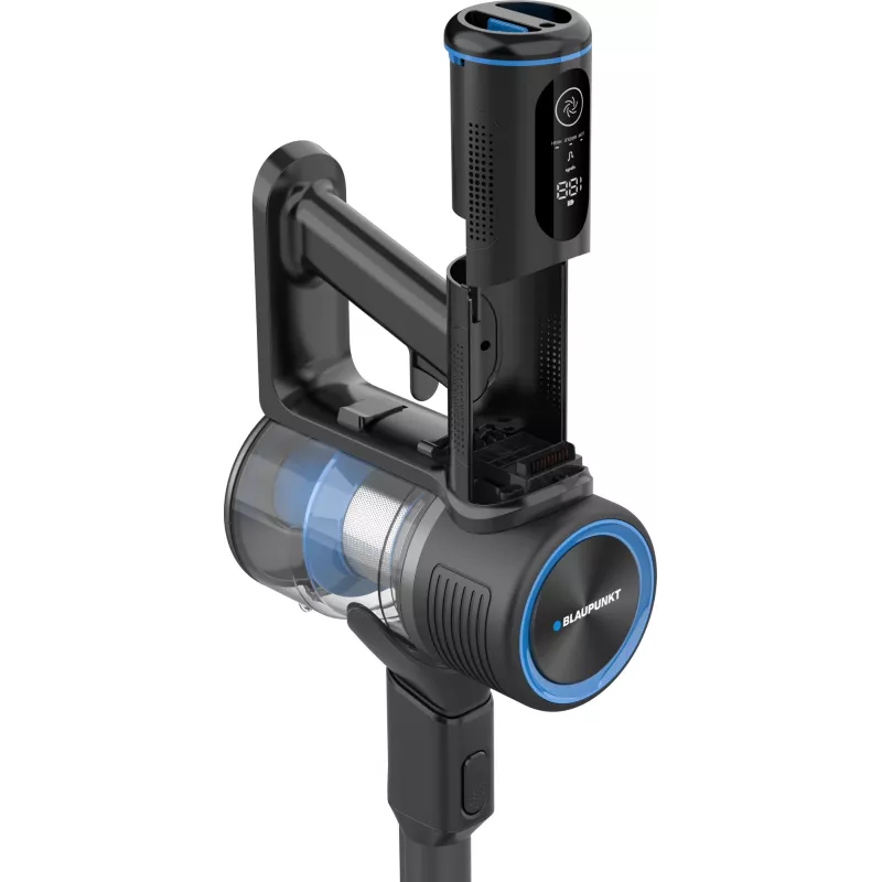 Bezvadu kāta putekļsūcējs BLAUPUNKT VCH801, 22.2V akumulators, 200W, 0.5L bezmaiss ciklons, LED, cietām grīdām