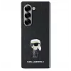 Karl Lagerfeld KLHCZFD6SAPKINPKK Aizmugurējais vāciņš Samsung Galaxy Z Fold6 Plastmasa Melns