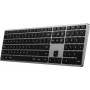 Satechi SLIM X3 Bluetooth tastatūra QWERTZ vācu melna - pelēka (ST-BTSX3M-DE)